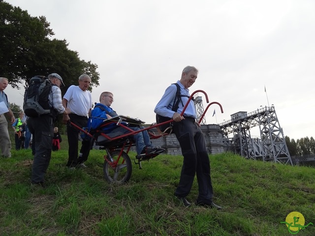 randonnée sportive avec joëlettes, Strépy-Thieu, 2013