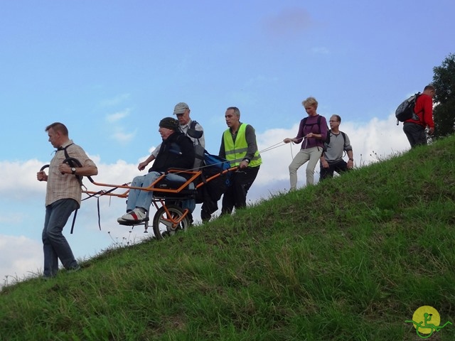 randonnée sportive avec joëlettes, Strépy-Thieu, 2013