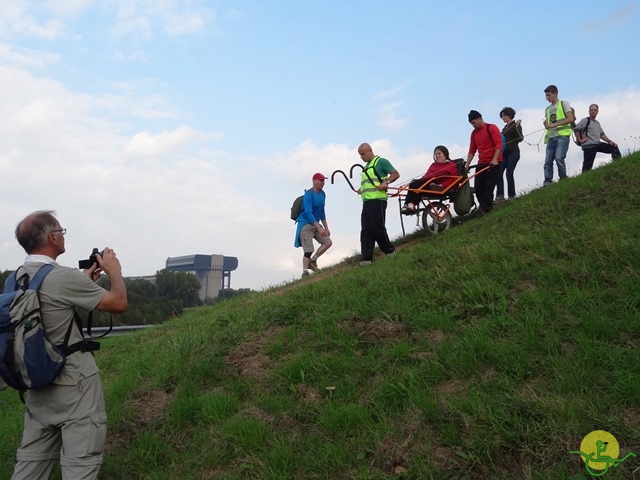 randonnée sportive avec joëlettes, Strépy-Thieu, 2013