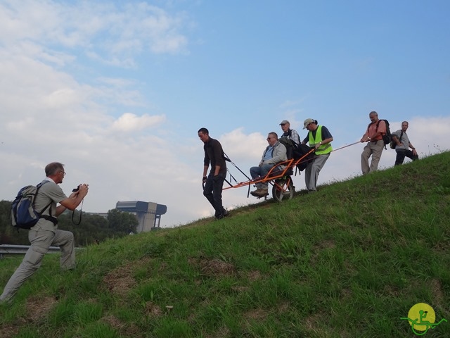 randonnée sportive avec joëlettes, Strépy-Thieu, 2013