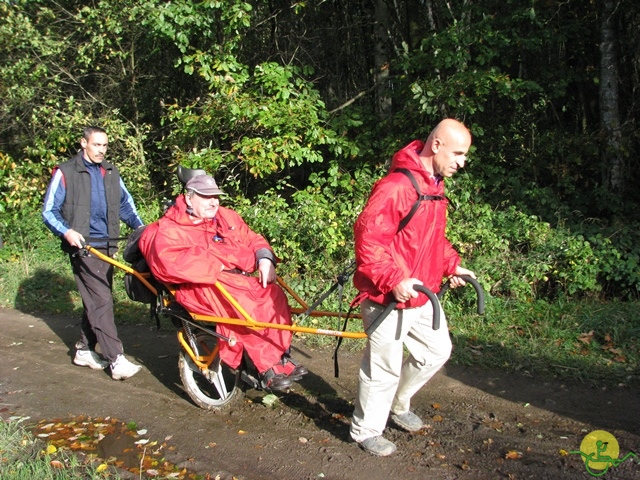 randonnée sportive avec joëlettes, Val St-Lambert, 2013