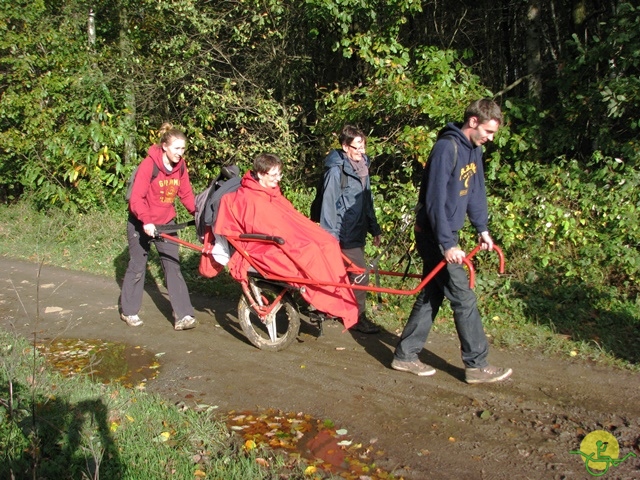 randonnée sportive avec joëlettes, Val St-Lambert, 2013