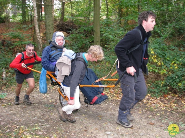 randonnée sportive avec joëlettes, Val St-Lambert, 2013