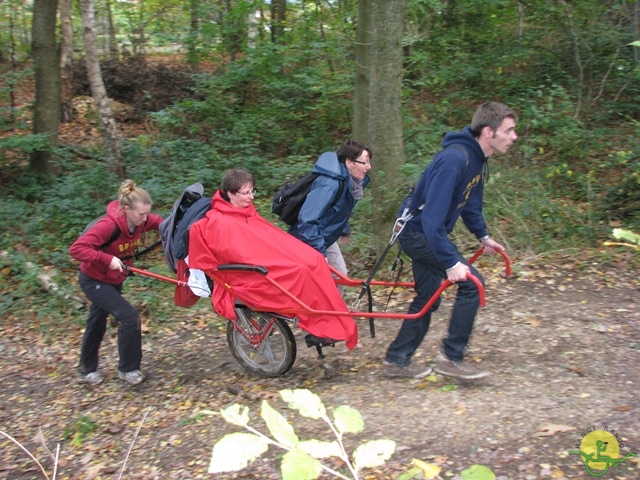 randonnée sportive avec joëlettes, Val St-Lambert, 2013