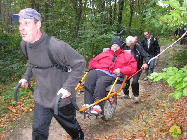 randonnée sportive avec joëlettes, Val St-Lambert, 2013