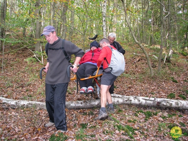 randonnée sportive avec joëlettes, Val St-Lambert, 2013