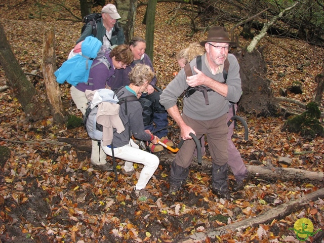 randonnée sportive avec joëlettes, Val St-Lambert, 2013