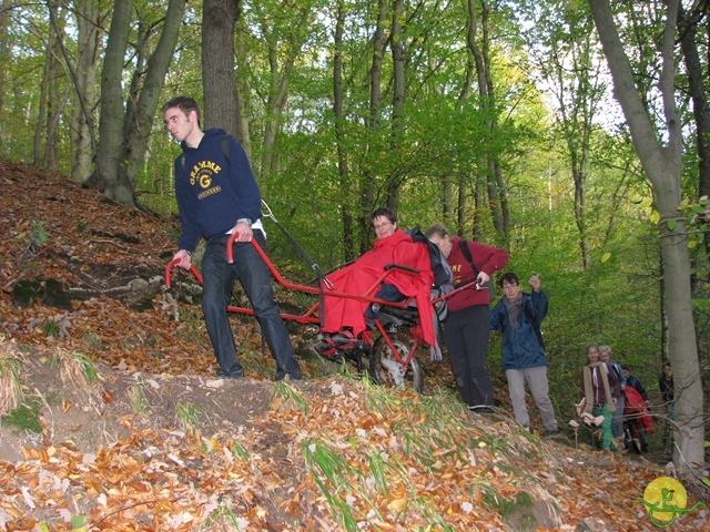 randonnée sportive avec joëlettes, Val St-Lambert, 2013