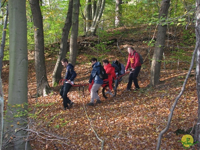 randonnée sportive avec joëlettes, Val St-Lambert, 2013