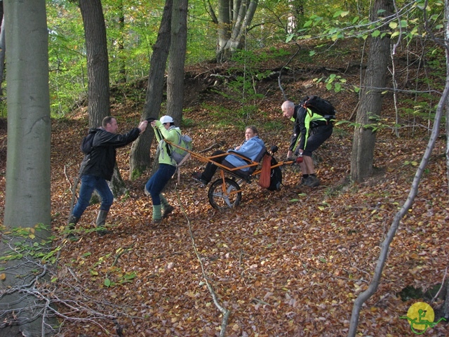 randonnée sportive avec joëlettes, Val St-Lambert, 2013