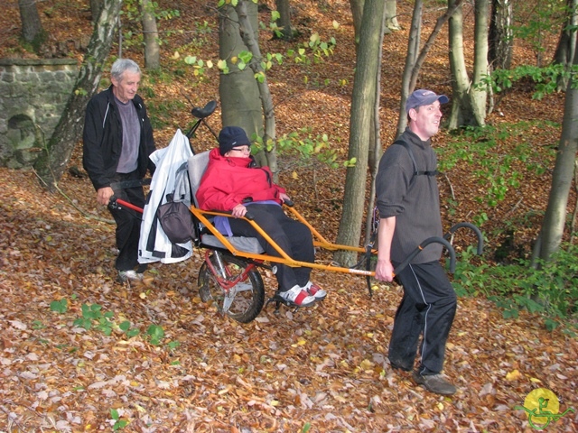 randonnée sportive avec joëlettes, Val St-Lambert, 2013