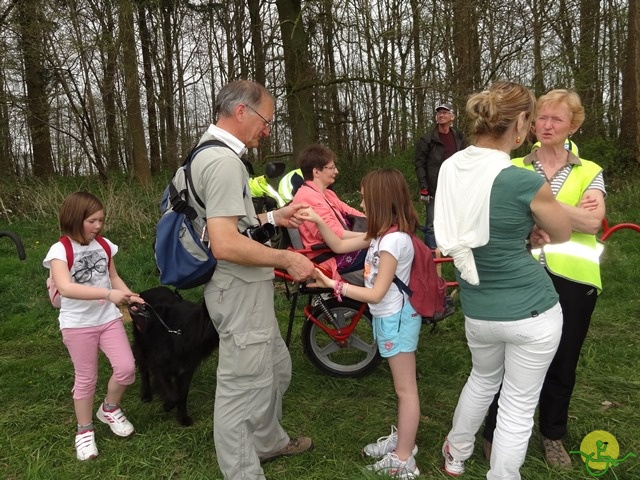 randonnée sportive avec joëlettes, Eghezée, 2014