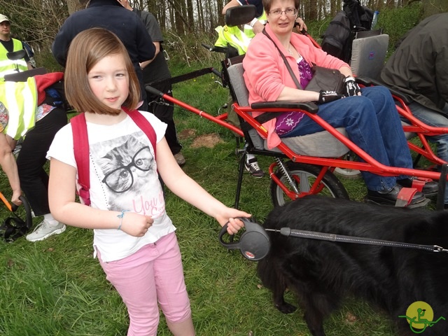 randonnée sportive avec joëlettes, Eghezée, 2014