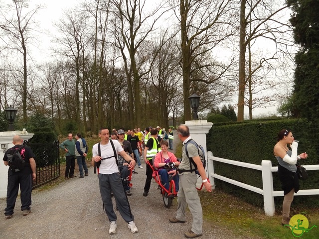 randonnée sportive avec joëlettes, Eghezée, 2014