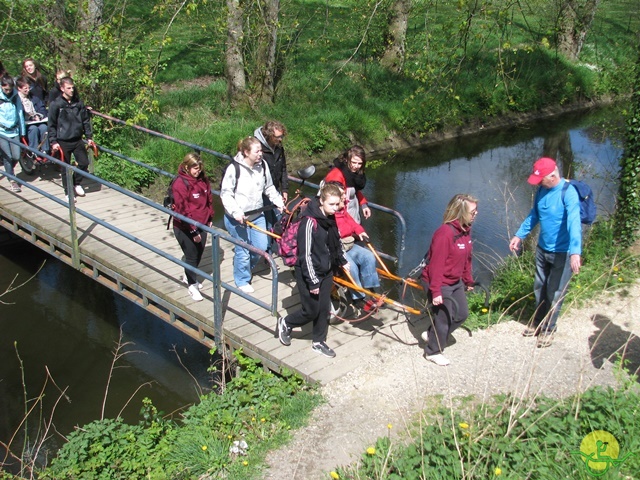 randonnée sportive avec joëlettes, Neufchateau, 2014