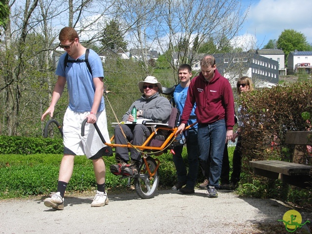 randonnée sportive avec joëlettes, Neufchateau, 2014