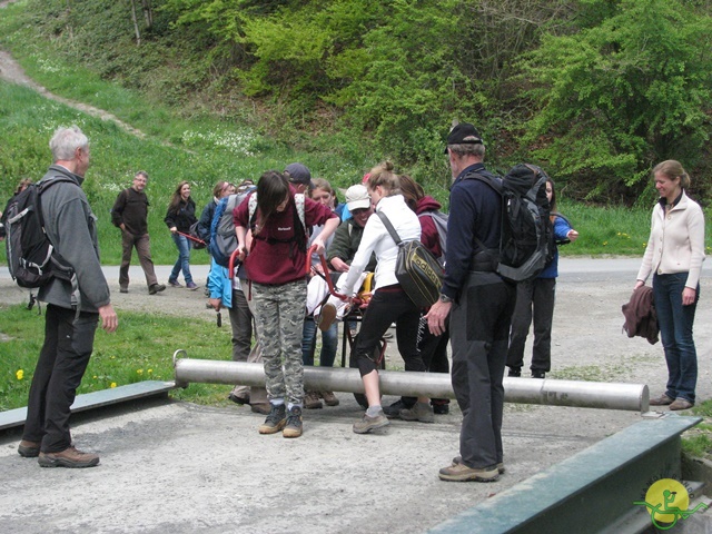 randonnée sportive avec joëlettes, Neufchateau, 2014