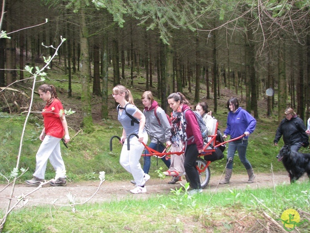 randonnée sportive avec joëlettes, Neufchateau, 2014