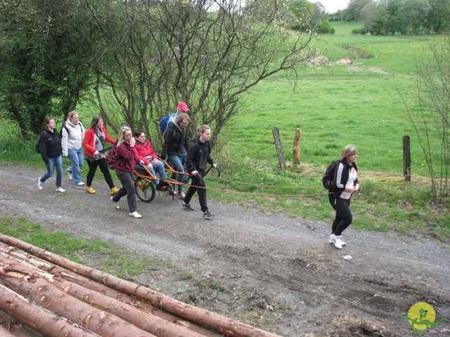 randonnée sportive avec joëlettes, Neufchateau, 2014