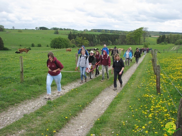 randonnée sportive avec joëlettes, Neufchateau, 2014