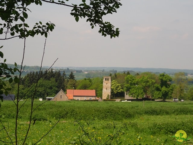 randonnée sportive avec joëlettes, Mozet, 2014