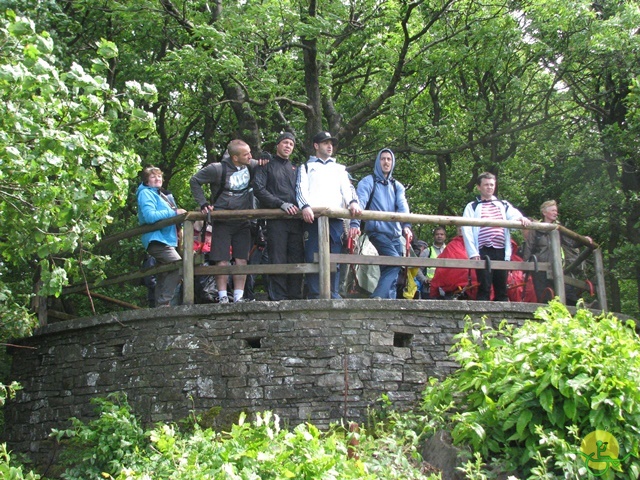 randonnée sportive avec joëlettes, Tilff, 2014