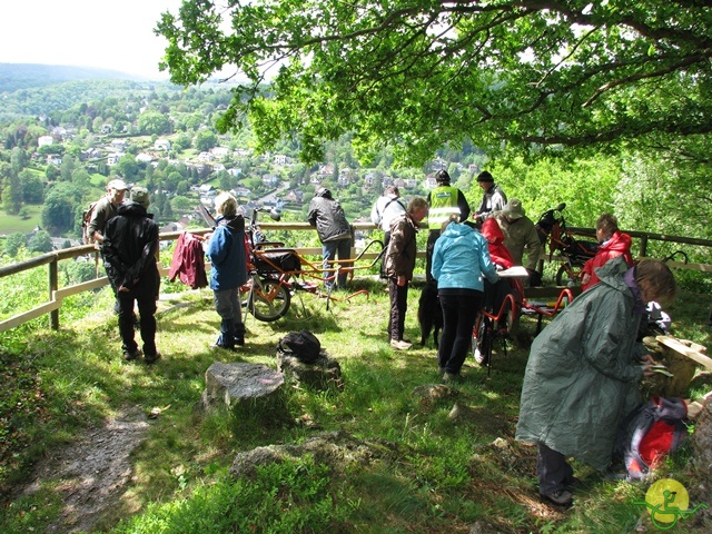 randonnée sportive avec joëlettes, Tilff, 2014