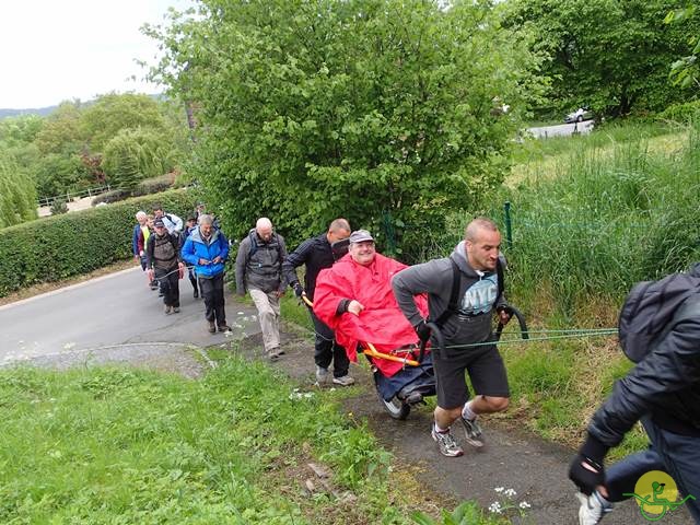 randonnée sportive avec joëlettes, Tilff, 2014