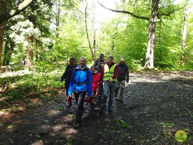 randonnée sportive avec joëlettes, Tilff, 2014