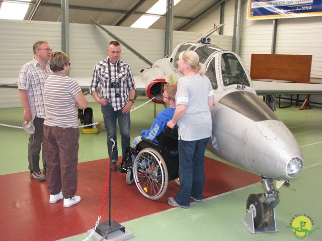 randonnée sportive avec joëlettes, Florennes, 2014