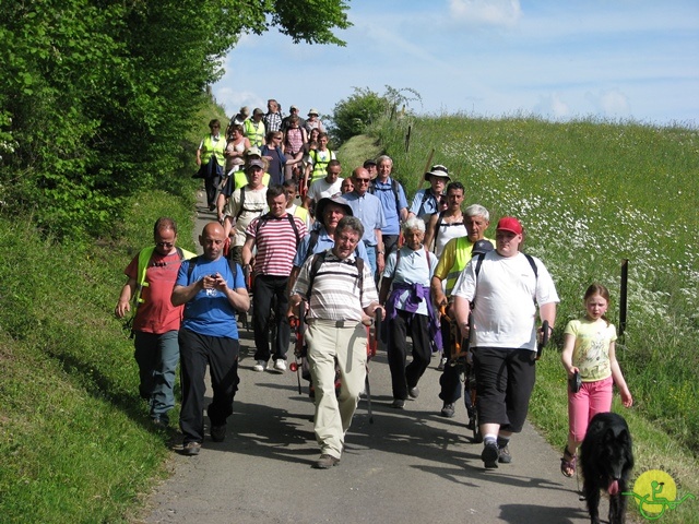 randonnée sportive avec joëlettes, Florennes, 2014