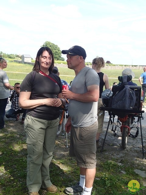 randonnée sportive avec joëlettes, Florennes, 2014