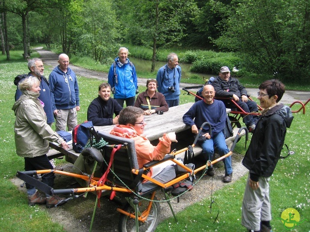 randonnée joëlettes, Chevetogne, 2014