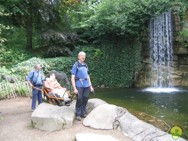 randonnée joëlettes, Chevetogne, 2014