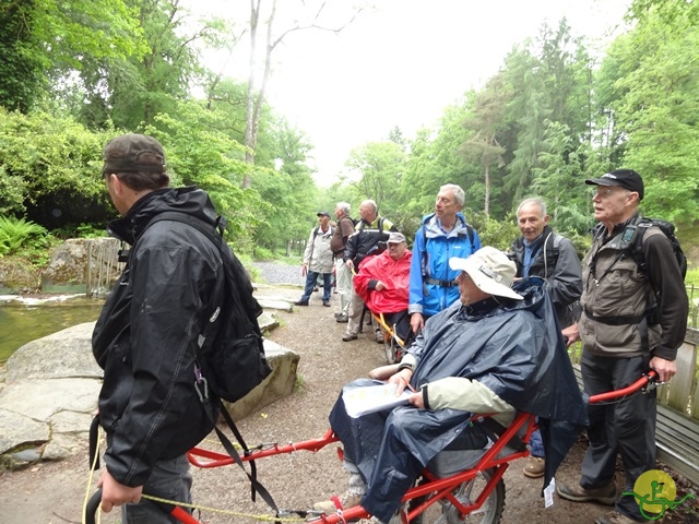 randonnée sportive avec joëlettes, Chevetogne, 2014