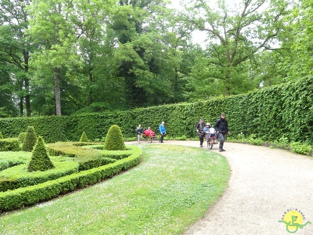 randonnée sportive avec joëlettes, Chevetogne, 2014