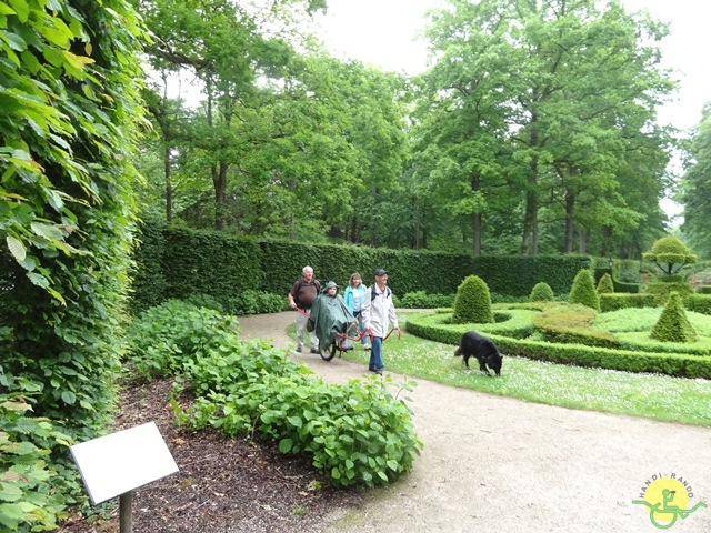 randonnée sportive avec joëlettes, Chevetogne, 2014