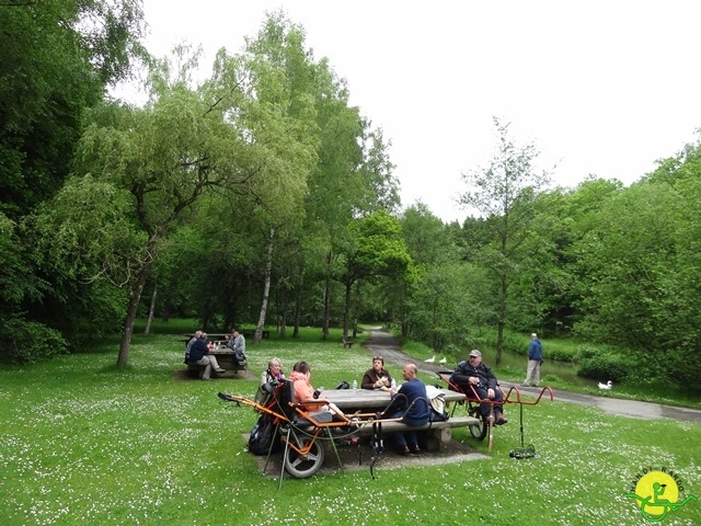 randonnée sportive avec joëlettes, Chevetogne, 2014