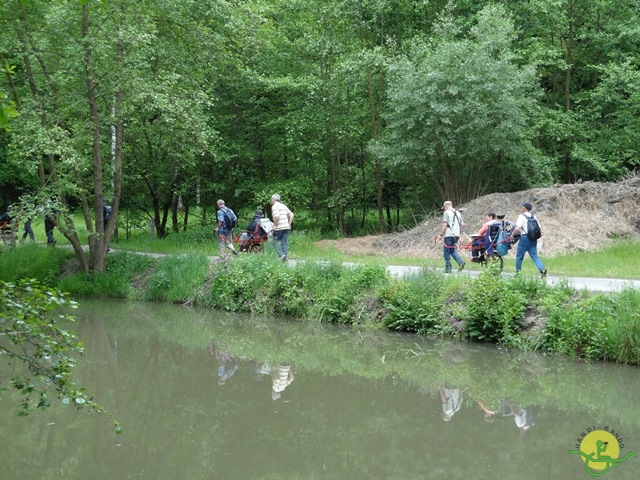 randonnée sportive avec joëlettes, Chevetogne, 2014