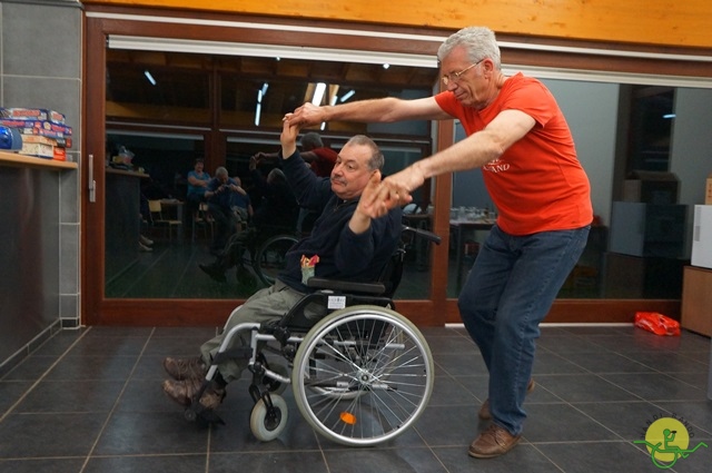 randonnée sportive avec joëlettes, Chevetogne, 2014