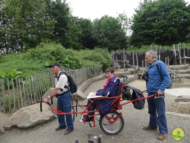 randonnée avec joëlettes, Chevetogne, 2014