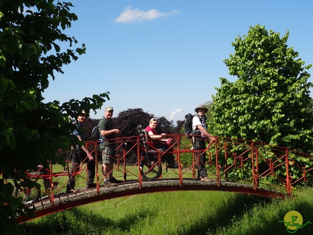 randonnée avec joëlettes, Chevetogne, 2014