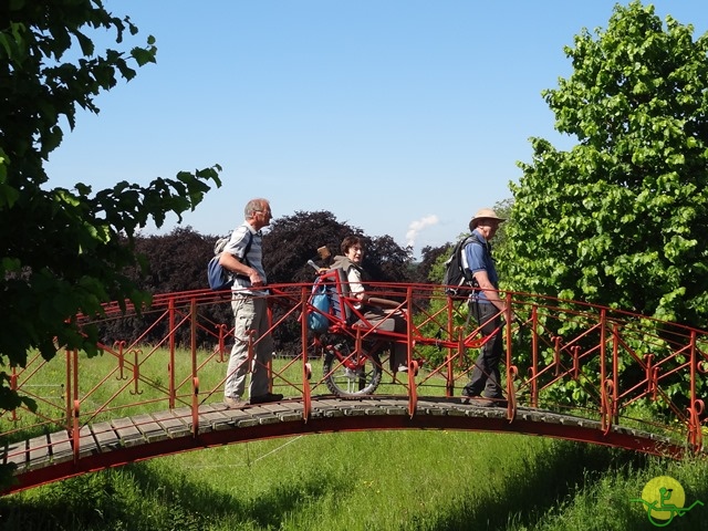 randonnée avec joëlettes, Chevetogne, 2014