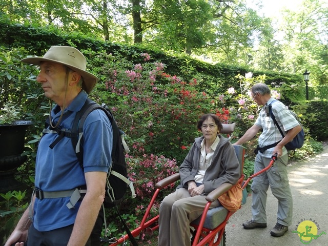 randonnée avec joëlettes, Chevetogne, 2014