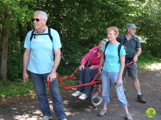 randonnée avec joëlettes, Chevetogne, 2014