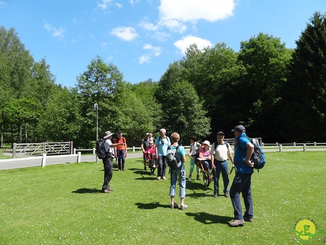 randonnée avec joëlettes, Chevetogne, 2014