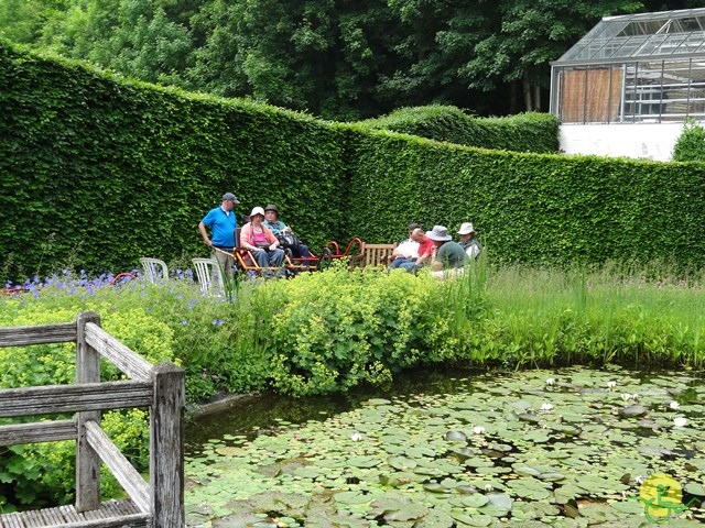 randonnée avec joëlettes, Chevetogne, 2014