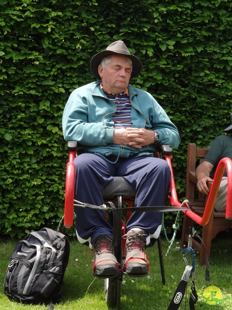 randonnée avec joëlettes, Chevetogne, 2014