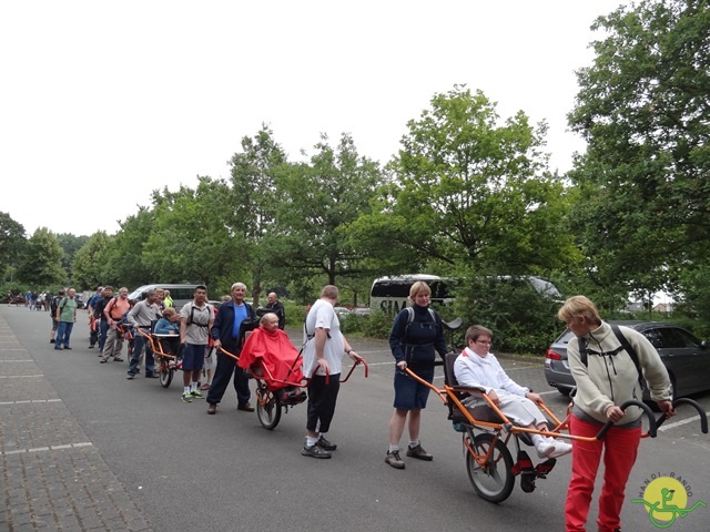 randonnée avec joëlettes,Gaasbeek, 2014