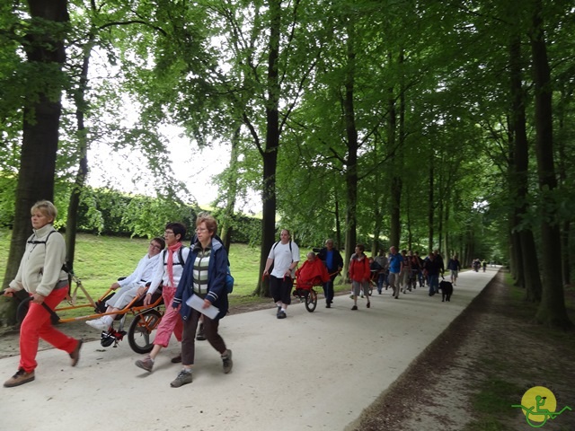 randonnée avec joëlettes,Gaasbeek, 2014